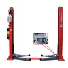 24V low voltage control box(IP54 level)ensures operator's safety Launch TLT235SBA tilting car lift