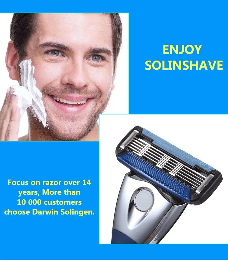 New Design Asr Five-blade Razor System Razor Blade - Buy High Quality ...