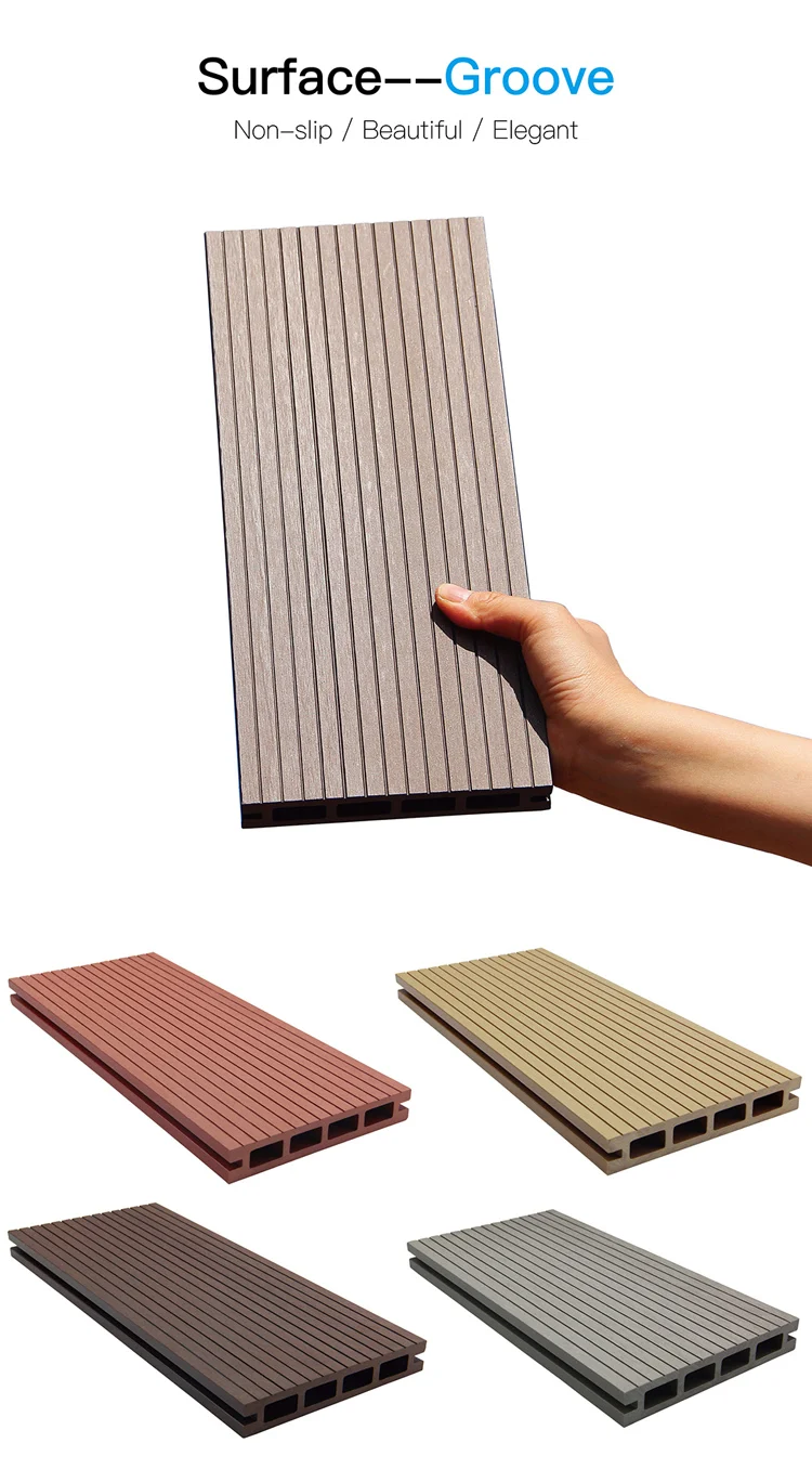 Laminated Plastic Vinyl Cheap Tiles Balcony Wood Plastic Outdoor