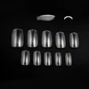 TSZS 600pcs factory sale false nails active clear nail tip short full cover nail tips