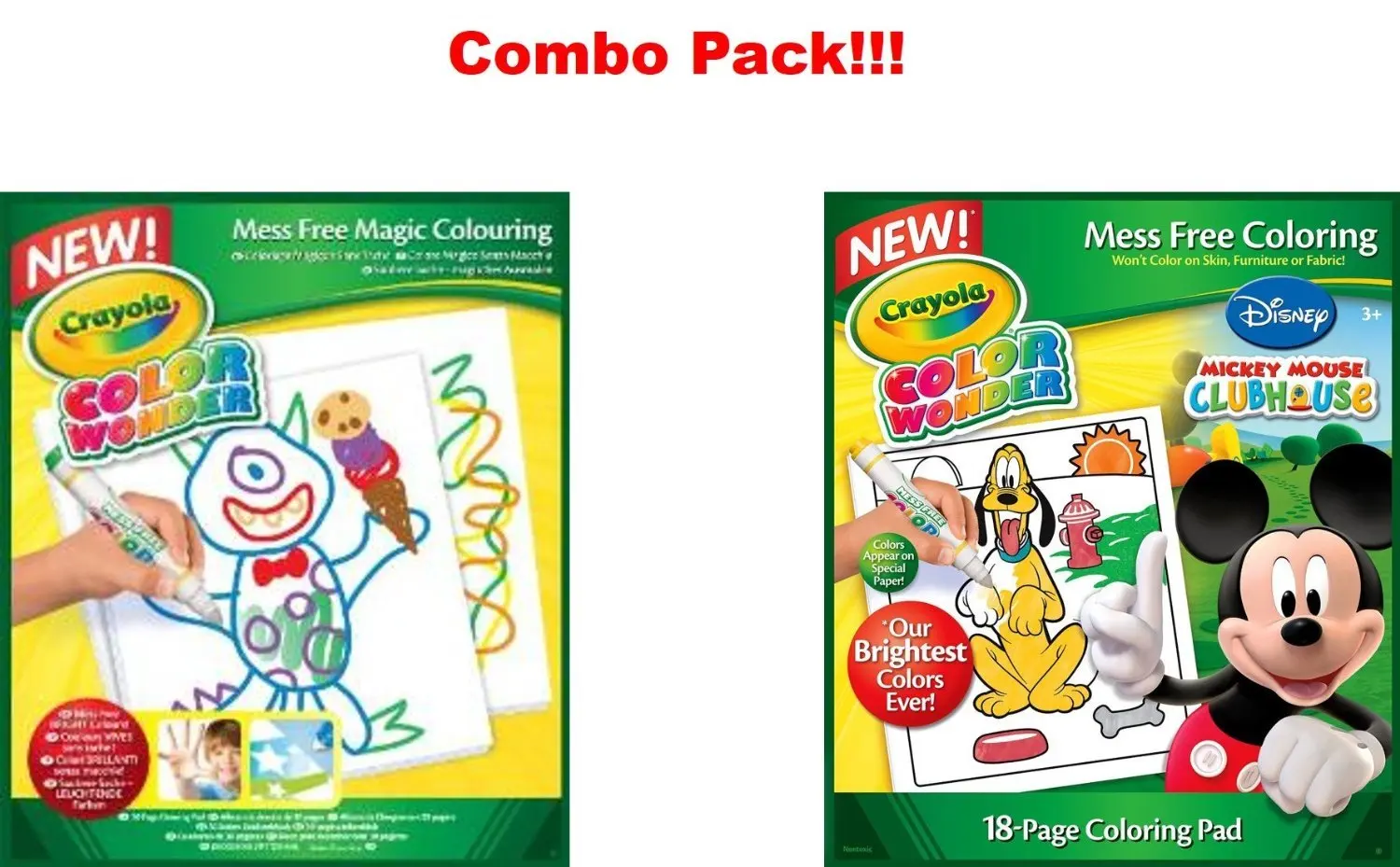 Buy Crayola Color Wonder Disney Cars Coloring Pad, 12Page in Cheap