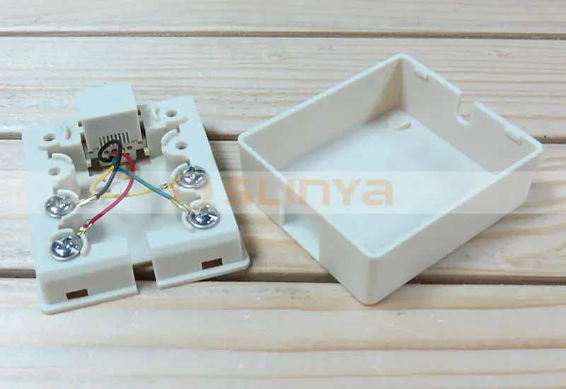Female Rj11 8p4c Wall Mount Modular Phone Jack Block Box Buy Phone