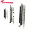 bright chrome steel or stainless steel electric box hinge