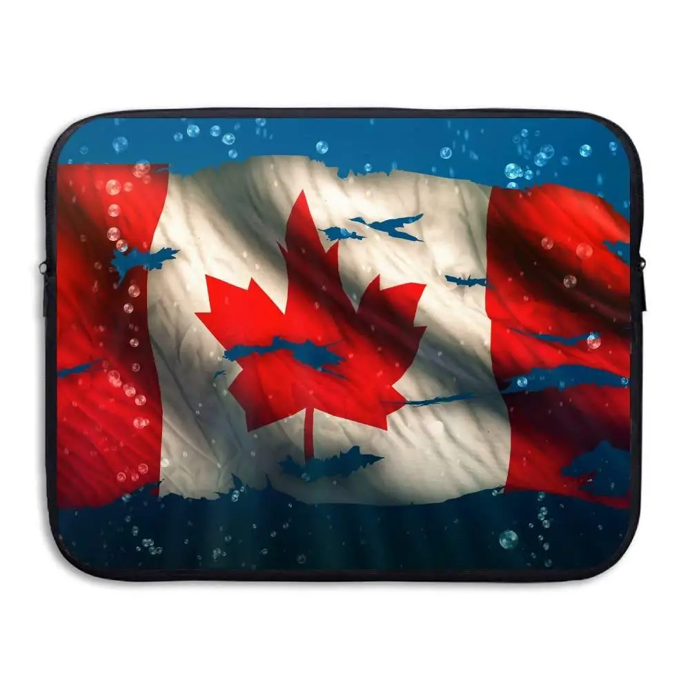 13 Inch Laptop Sleeve Resplendent Canadian Canada Flag
