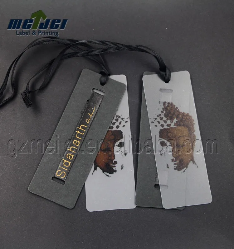 transparent hang tag