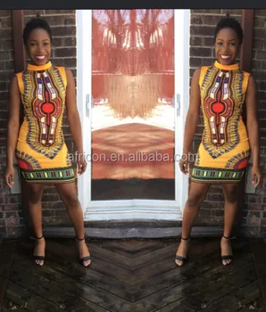 african print t shirt dress