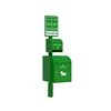 New design pole dog pet trash bin outdoor street waste bin with bags