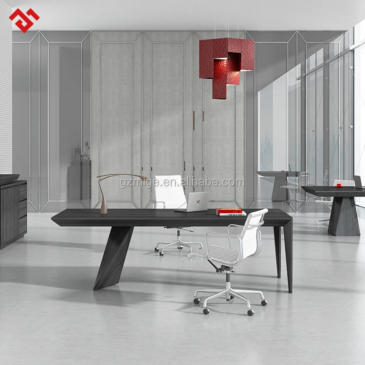 High End Modern Design Curved Executive Desk Office Furniture