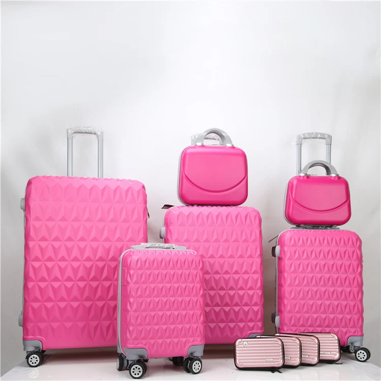 Fashion Hot Selling PP Luggage sets Aluminium Trolley Cases Bags Suitcases