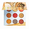 No animal fat pressed metallic shimmer glitter eyeshadow powder palette private label glitter eyeshadow