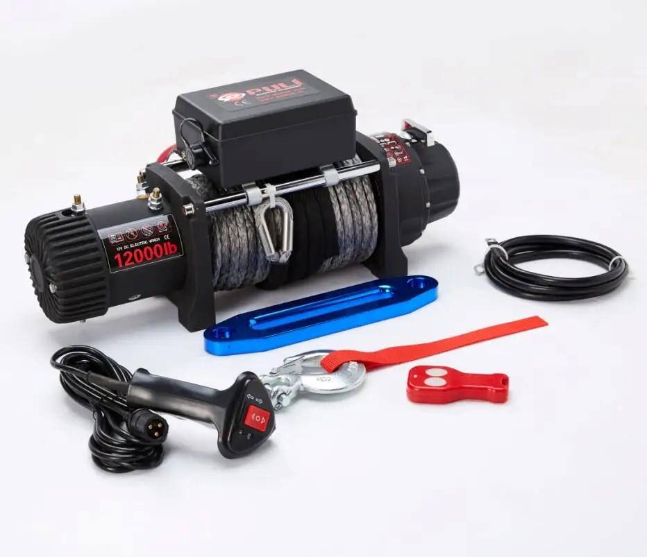 Electric Winch 12000lb 6 Ton Capacity For Offroad Recovery Ce Certified ...