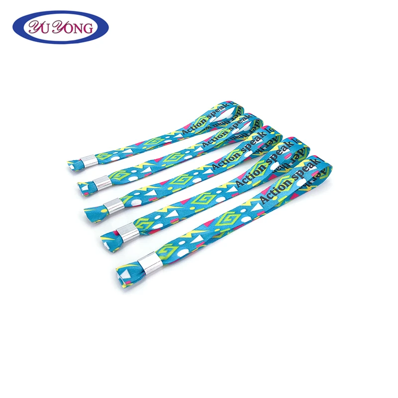 Cheap Customized Logo Fabric Wristbands For Events - Buy Custom Fabric ...