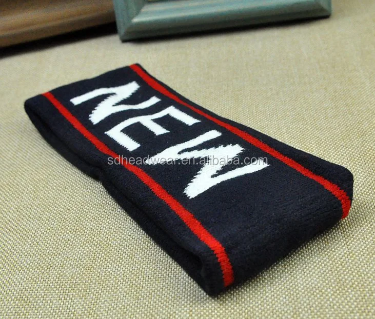 Knitting pattern jacquard letter acrylic wool sports headhands.png