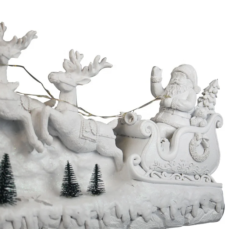 unpainted resin santas