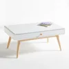 ZL030 Factory price Customized high quality MDF white coffee table