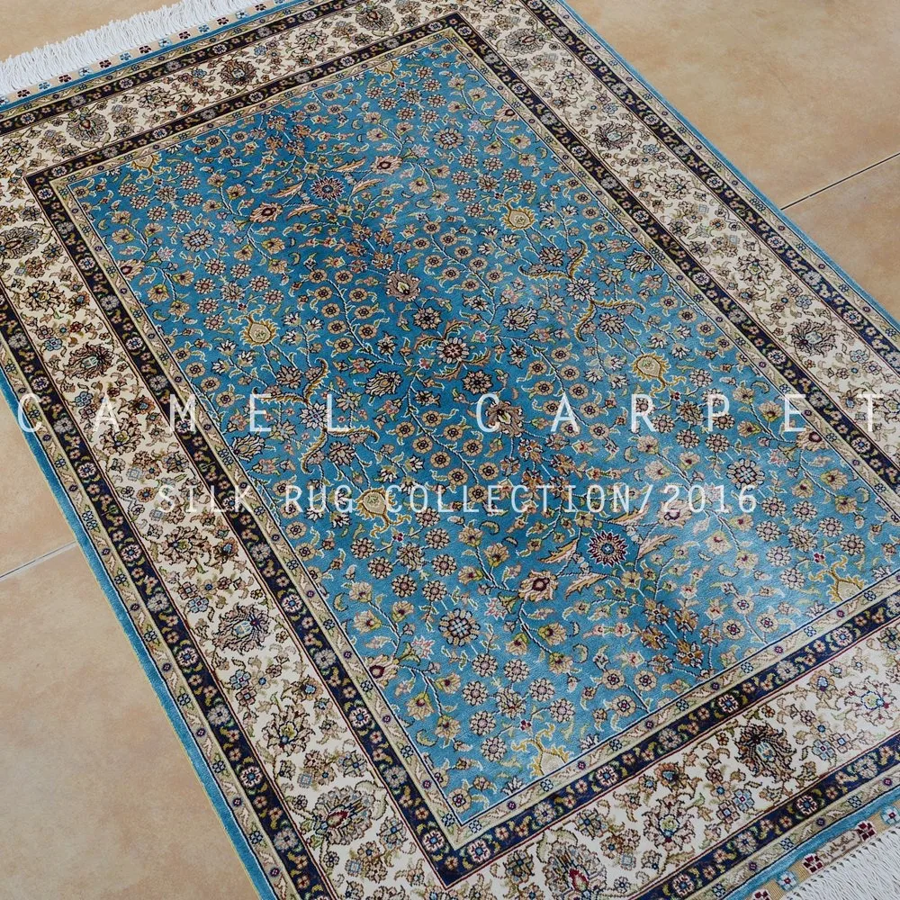 2.7x4ft Small Home Rug Handknotted Real Silk Belgium Carpet Buy