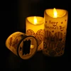 LED Electronic Flameless Candle Lights Simulation Flame Flashing Candle Lamps Valentine's Day Party Decoration