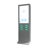 Outdoor advertising restaurant 6 port coin operated mobile cell phone usb fast charging phone station kiosk locker