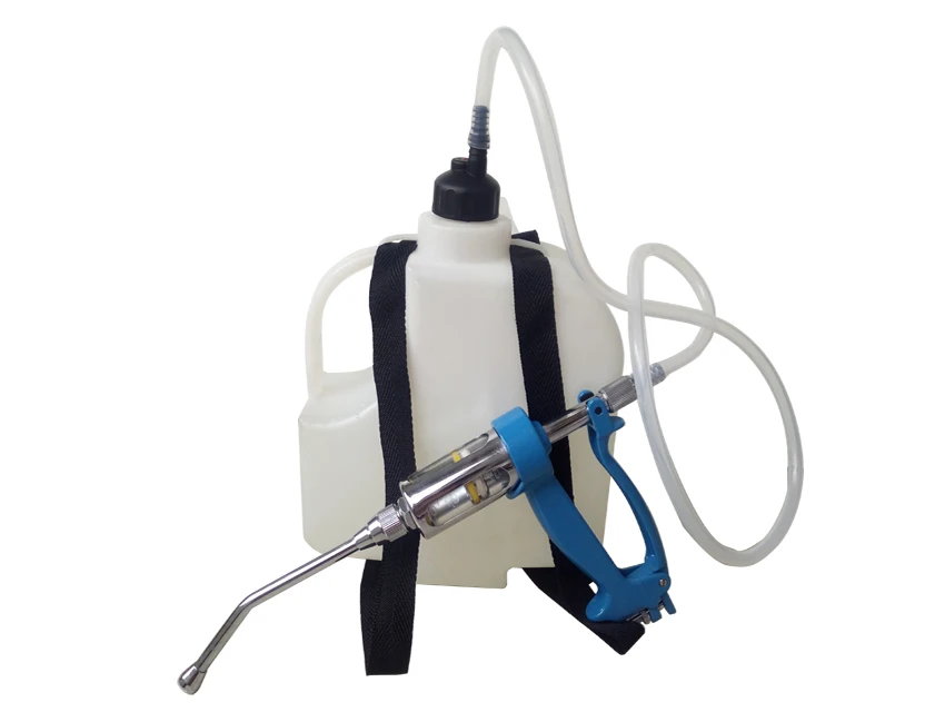 Cattle 50ml Drenching Gun With Backpack Bottle,Veterinary Automatic