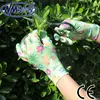 NMSAFETY safety gloves nitrile coated kids garden gloves