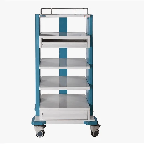 ABS plastic hospital instrument trolley with cheap price