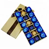 Top Design Hot Blue Flower Chocolate Paper Printing Rectangle Boxes Packaging