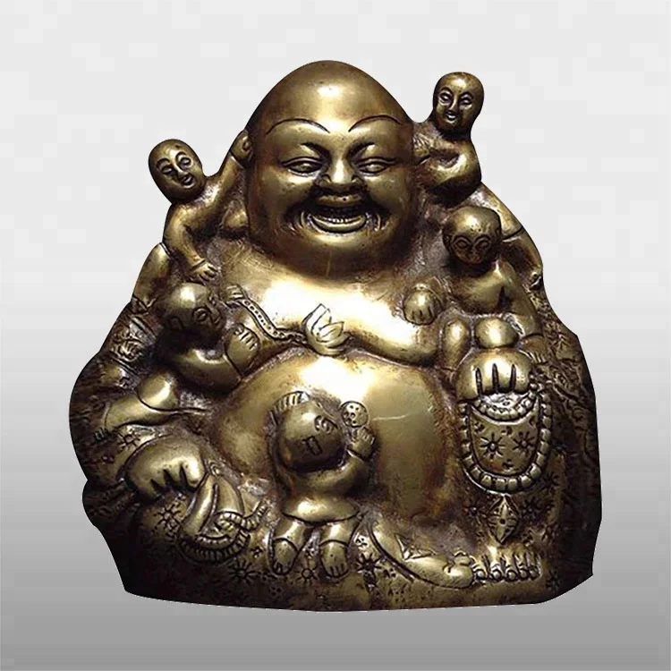 Natural White Laughing Statue Buddha Wall Sculpture - Buy Bronze Statue ...
