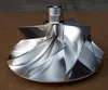 5 axis cnc machining custom stainless steel milling rc turbin engine compressor wheel by your drawing