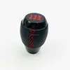 Black Leather digital Number Manufactures gear shift knobs
