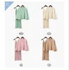 Autumn Womans Sweater + Strap Dress Sets Solid Color Female Casual Two-Pieces Suits Loose Sweater Knit Mini Dress Winter