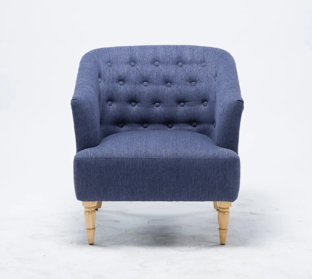 European Design Single Sofa Chair,Tufed Back 1 Seater Armchair,Living