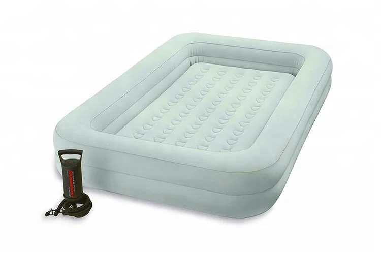 Outdoor Kids Airbed Flock Pvc Inflatable Toddler Traveler Travel Air