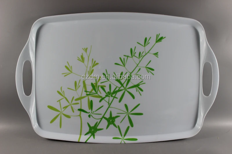 19inch Melamine Big Tray with handle