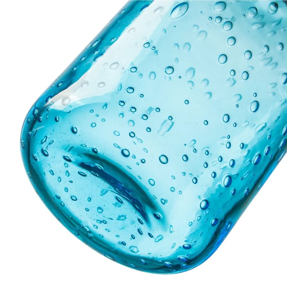 Wholesale Cheap Handmade Blue Colorful Cylinder Bottle Shape Bubble