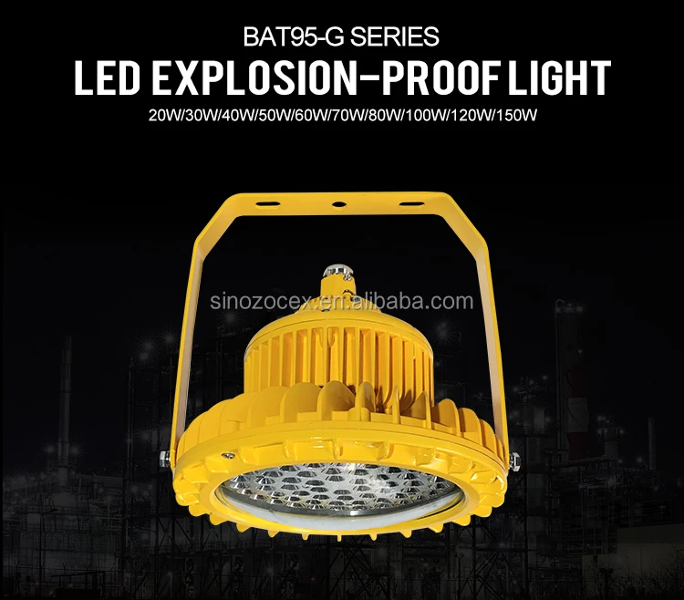 Sinozoc Atex Explosion Proof Light 20w 30w 40w 50w 100w 150w 200w