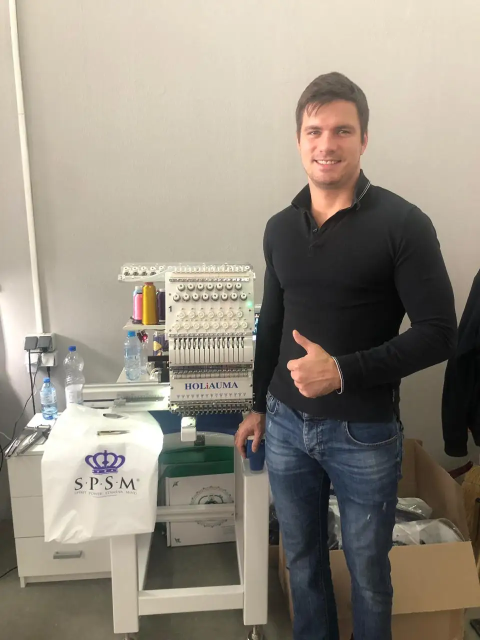 HOLiAUMA single head large size for Butterfly as same with toyota swf computer embroidery machine prices used in family