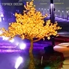 Outdoor Christmas decorative artificial japanese led lighted white maple leaf tree