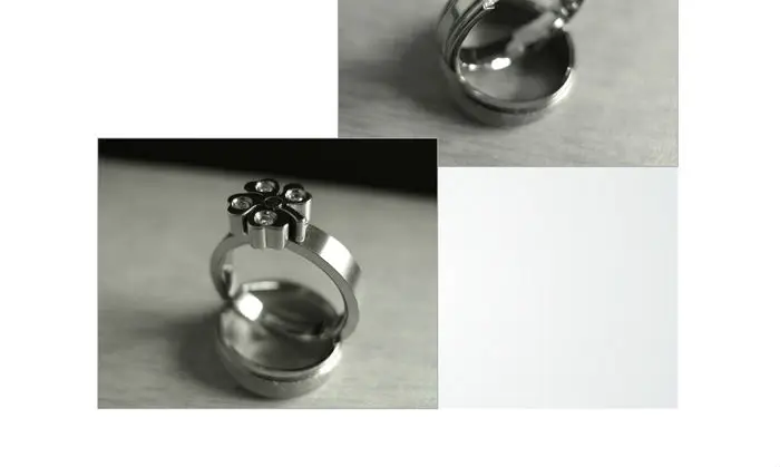 Simple design stainless steel thumb rings for men