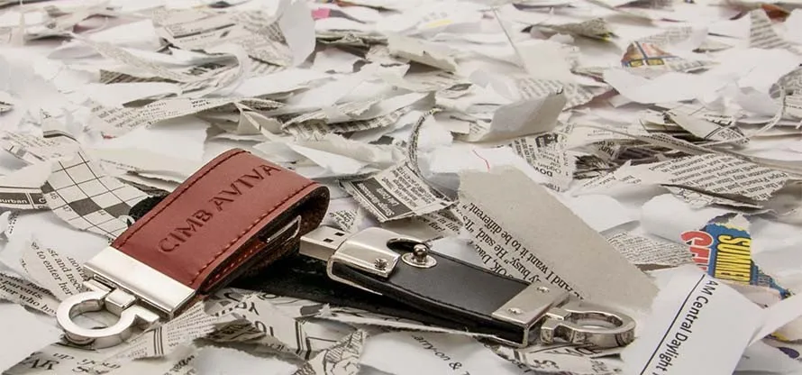 Promotional Gift Leather USB Flash Drive 3.0 8GB 16GB 32GB 64GB Pendrive Keychain USB Memory Stick with Custom Logo - ANKUX.COM