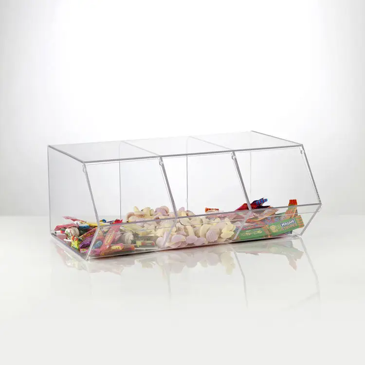 Clear Acrylic Candy Dispenser with Lid (4)