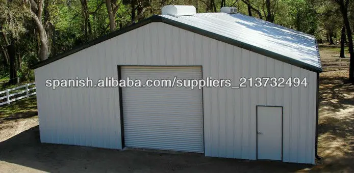 garajes y cobertizos metálicos-Casas prefabricadas-Identificación del