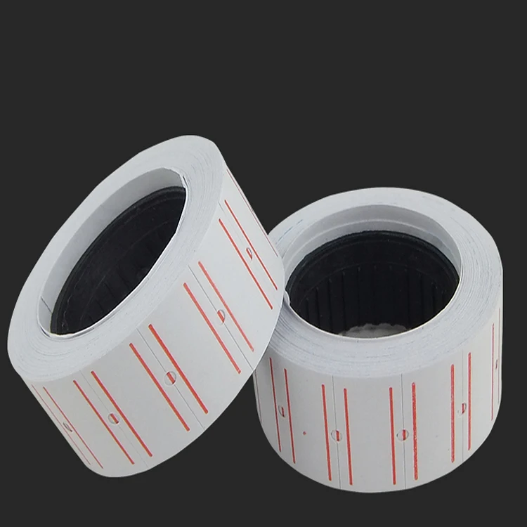 High Quality Marking Label Paper Pricing Gun Label Roll 21*12 Mm - Buy ...