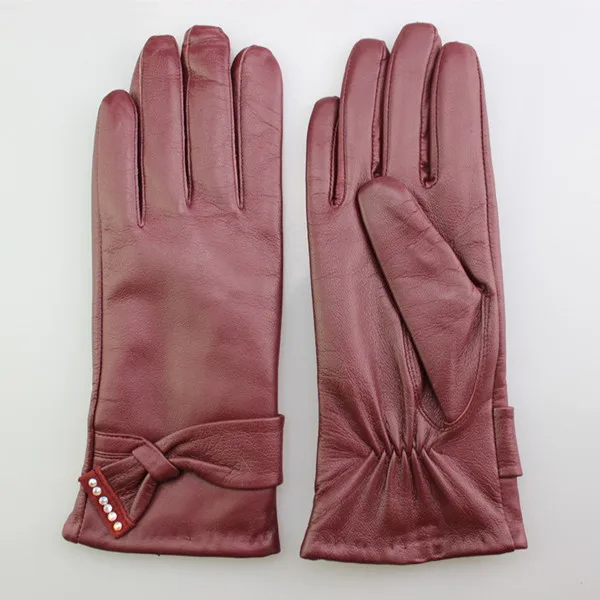 high quality women dressed A grade sheepskin leather glove
