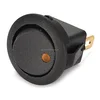 12V LED Rocker 3 Pin Illuminated Vehicle Color:Yellow Quantity:10 pieces Switch Toggle Switch Pressure Switch