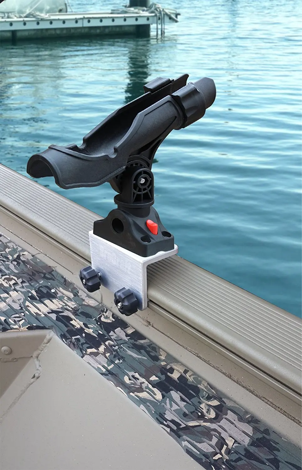 Brocraft Power Lock Rod Holder For Tracker Boat Versatrack System Lund ...