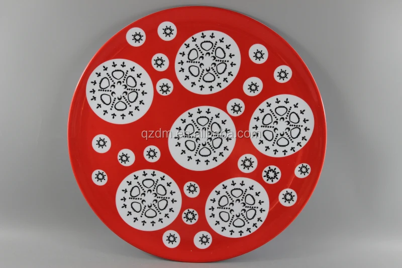 Festive day Melamine Dinner Plate Plastic Dishes