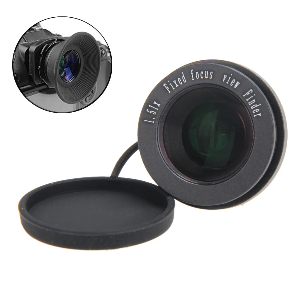 1.51x Fixed Focus Viewfinder Eyepiece Eyecup Magnifier For Canon Nikon