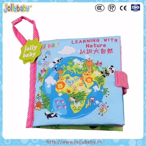 Toys baby educational cloth books for baby playing and educating