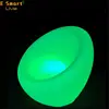 Indoor and Outdoor Cube-shaped Plastic Bar or Garden Stool With LED LED