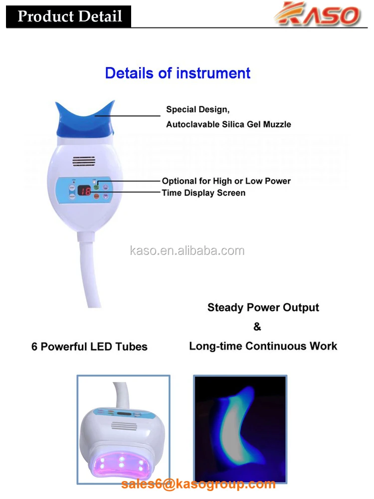 Kaso Ksw111a Blue Light Good Quality Dental Unit Bleaching Machine